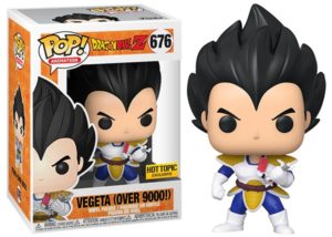 Funko POP! Dragon Ball Z Vegeta (Over 9000!) Limited Edition Hot Topic