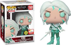 Funko POP! Games The Witcher 3 Wild Hunt Ciri Glow in the Dark Limited Edition E3 2019 + Acrylic Box