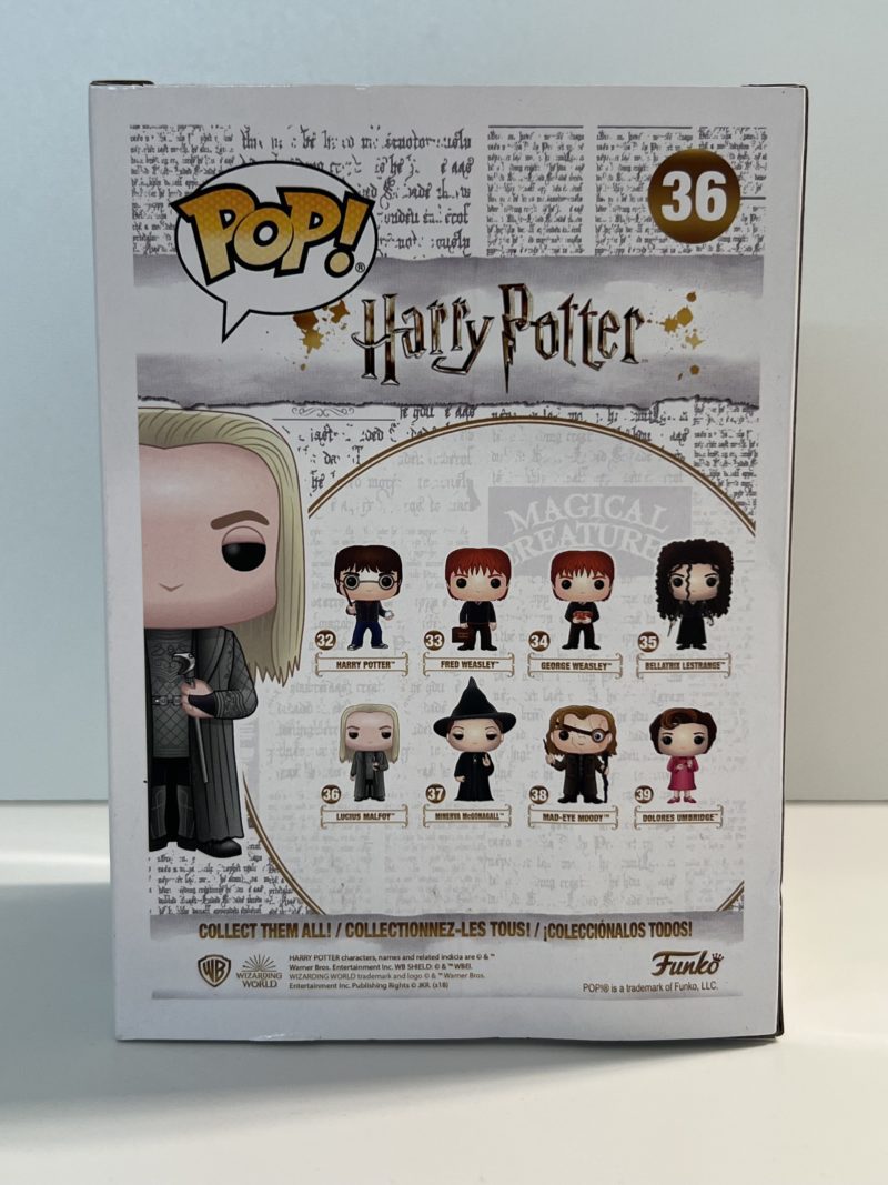 Funko POP! Harry Potter Draco Malfoy avec Amblypyge - Boîte Imparfaite - LJ  Shop - Boutique en ligne Suisse