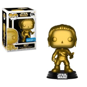 Funko POP! Star Wars Rey Gold Metallisch Limitierte Auflage Walmart