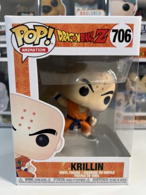 Funko POP! Animation Dragon Ball Z Krillin with Destructo Disc - Imperfect Box