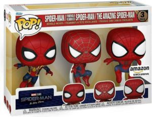 Funko POP! 3-Pack Spider-Man No Way Home Edition Limitée Amazon