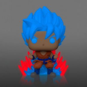 Funko POP! Animation Dragon Ball Super - SSGSS Goku (Kaio-Ken Times Twenty) Glow in the Dark Limited Edition BoxLunch