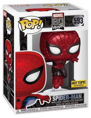 Funko POP! Marvel 80ème Anniversaire Spider-Man Edition Limitée Hot Topic