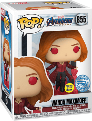 Funko POP! Marvel Avengers Endgame Wanda Maximoff Edition Glow in the Dark Limited Edition