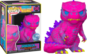 Funko POP! Movies Godzilla vs Kong Blacklight Godzilla Limited Edition