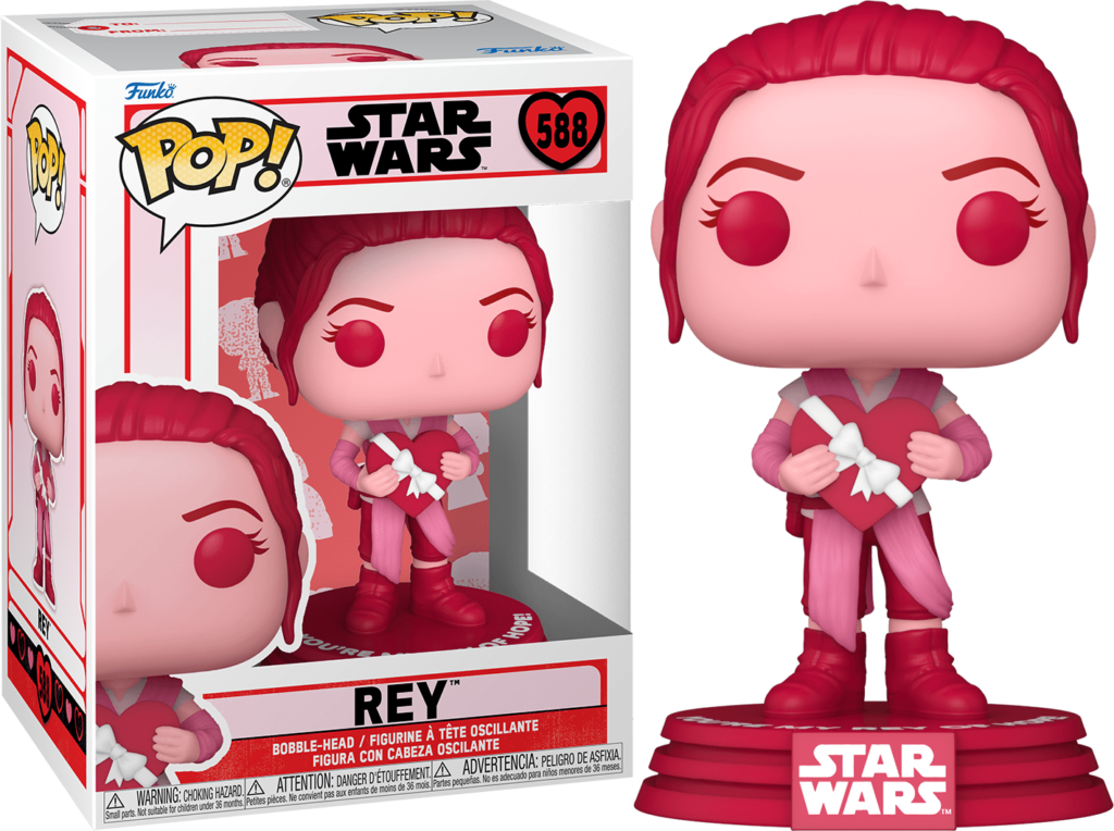 Funko POP! Star Wars Saint-Valentin Rey - LJ Shop - Boutique en ligne Suisse