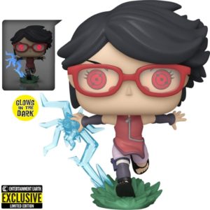 Funko POP! Animation Boruto - Sarada Uchiha with Sharingan Phosphoreszierend Limitierte Auflage Entertainment Earth