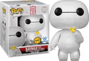 Funko POP! Movies Les Nouveaux Héros Baymax with Butterfly Diamond Limitierte Auflage Chase 15cm