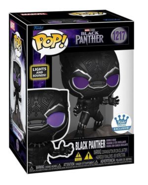 Funko POP! Marvel Black Panther - Black Panther (With Lights and Sound) Limited Edition