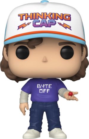 Funko POP! Television Stranger Things Dustin (Byte Off, Holding D20 Die) Limitierte Auflage