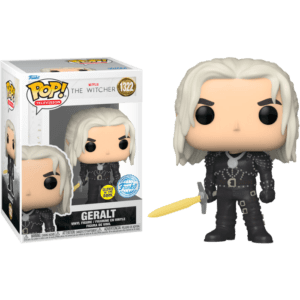 Funko POP! Television The Witcher (2019) Geralt with Sword Edition Limitée Phosphorescente