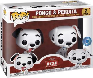 Funko POP! 2-Pack Disney 101 Dalmatiens - Pongo & Perdita Edition Limitée Pop in a Box