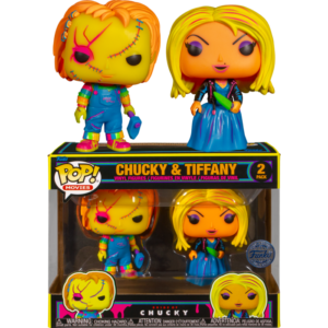 Funko POP! 2-Pack Movies Bride of Chucky - Chucky and Tiffany Schwarzlicht Limitierte Auflage