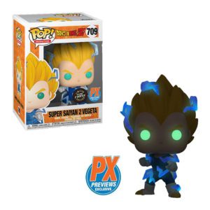 Funko POP! Animation Dragon Ball Z Super Saiyan 2 Vegeta Glow in the Dark Limited Edition Chase PX Previews