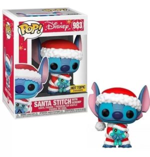 Funko POP! Disney Lilo & Stitch - Santa Stitch with Scrump Limited Edition Hot Topic