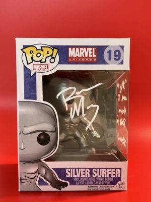 Funko POP! Marvel Universe Silver Surfer Signée par Ron Marz + Boîte Acrylique