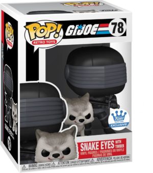 Funko POP! Retro Toys G.I. Snake Eyes with Timber Limitierte Auflage
