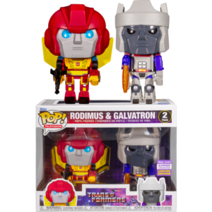 Funko POP! 2-Pack Television Transformers Rodimus & Galvatron Limitierte Auflage Summer Convention 2023