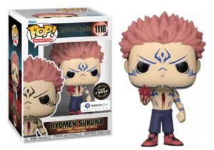 Funko POP! Animation Jujutsu Kaisen Ryomen Sukuna with Heart Glow in the Dark Limited Edition Chase Galactic Toys