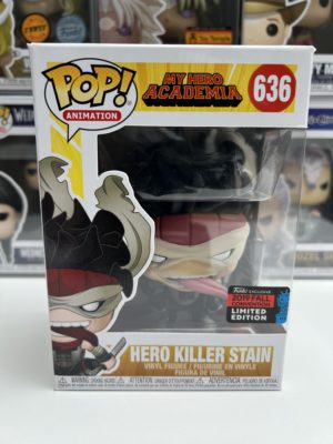 Funko POP! Animation My Hero Academia Hero Killer Stain Limited Edition Fall Convention 2019 - Imperfect Box