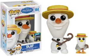 Funko POP! Disney Die Eiskönigin: Völlig unverfroren Olaf (Barbershop Quartet) with Bird Limitierte Auflage Summer Convention 2015