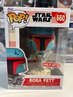 Funko POP! Star Wars Boba Fett Retro Reimagined Edition Limitée Target - Boîte Imparfaite