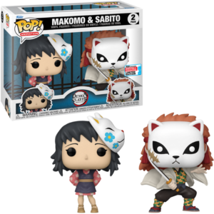 Funko POP! Animation 2-Pack Demon Slayer Makomo and Sabito Limited Edition Fall Convention 2023