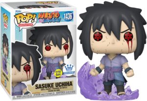 Funko POP! Animation Naruto Shippuden Sasuke Uchiha (Amaterasu) Edition Limitée Phosphorescente FS
