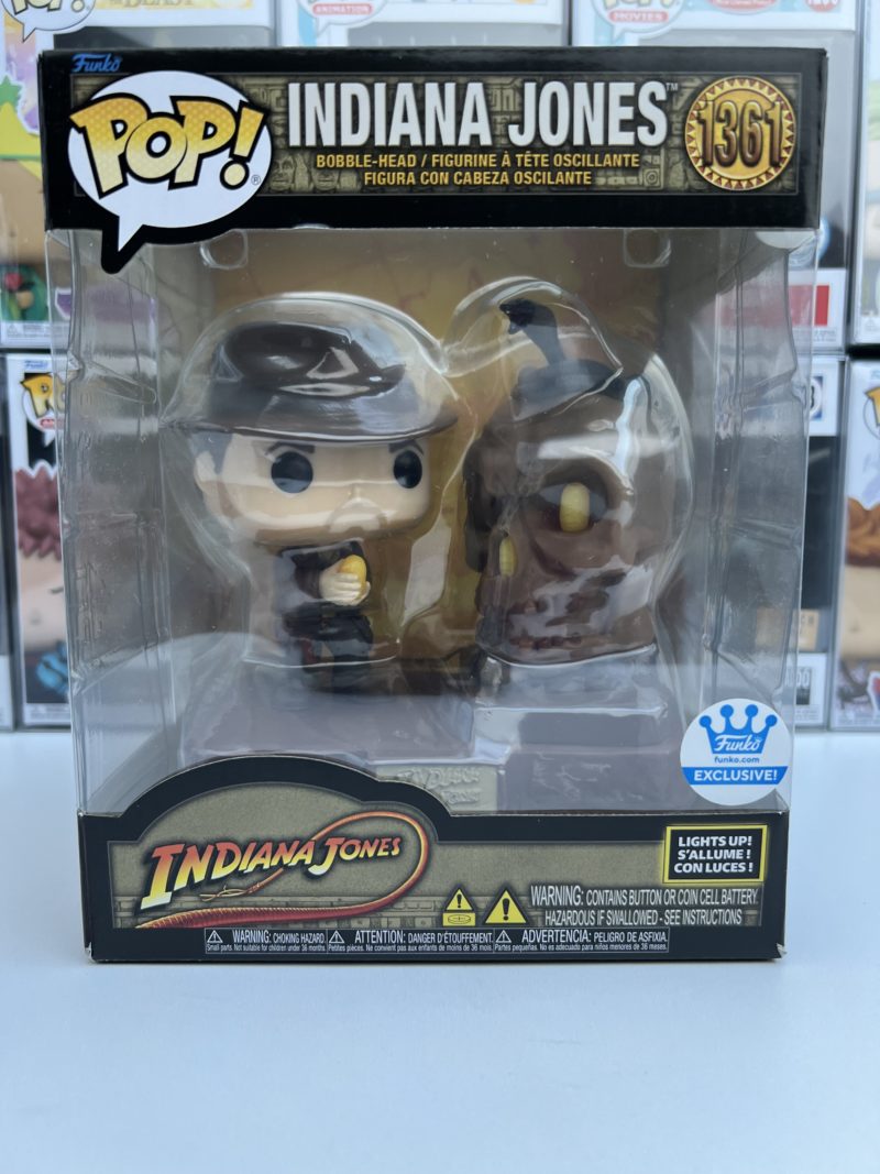  Funko Indiana Jones and The Temple of Doom: Indiana Jones with  Whip Pop Vinyl Action Figure : Toys & Games