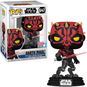 Funko POP! Movies Star Wars Clone Wars Darth Maul (with Cybernetic Legs) Limitierte Auflage Fall Convention 2023