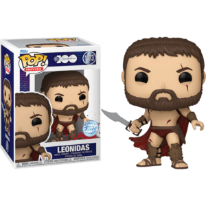 Funko POP! Movies Warner Bros 100th 300 Leonidas (Bloody) Edition Limitée