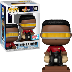 Funko POP! Star Trek Universe Geordi La Forge (in Captain's Chair) Limitierte Auflage Fall Convention 2023