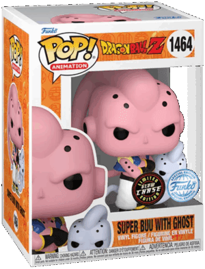 Funko POP! Animation Dragon Ball Z Super Buu with Ghost Edition Limitée Phosphorescente Chase + Boîte Acrylique