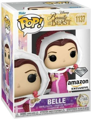 Funko POP! Disney Princess La Belle et la Bête - Belle (Hiver) Diamond Edition Limitée Amazon