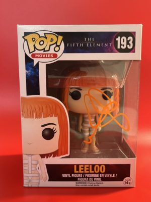 Funko POP! Movies The Fifth Element Leeloo Signed by Milla Jovovich with Authentication + Acrylic Box