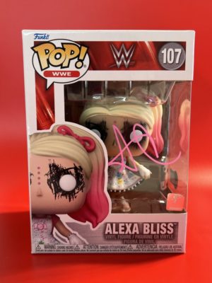 Funko POP! WWE Alexa Bliss Signée par Alexis Cabrera (Alexa Bliss) avec Authentification + Boîte Acrylique