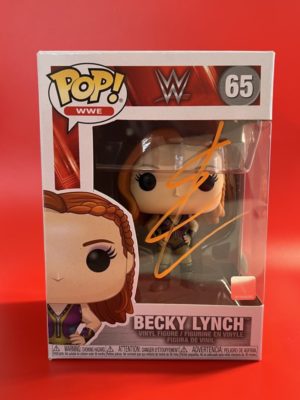 Funko POP! WWE Becky Lynch Signée par Rebecca Quin (Becky Lynch) avec Authentification + Boîte Acrylique