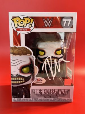 Funko POP! WWE "The Fiend" Bray Wyatt Signée par Windham Lawrence Rotunda (Bray Wyatt) avec Authentification + Boîte Acrylique