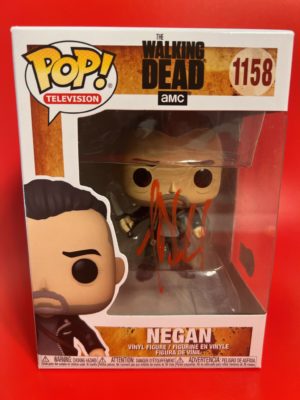 Jeffrey Dean Morgan - Funko POP Signée - The Walking Dead Negan - COA Beckett + Boîte Acrylique