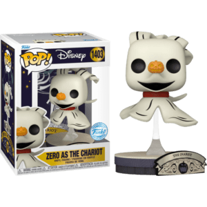 Funko POP! L'Étrange Noël de Monsieur Jack - Zero as The Chariot Edition Limitée