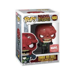 Funko POP! Marvel Zombies Zombie Red Skull Edition Limitée Collector Corps