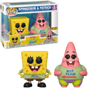 Funko POP! 2-Pack Animation Bob l'Eponge - Spongebob & Patrick Best Friends Limitierte Auflage Hot Topic