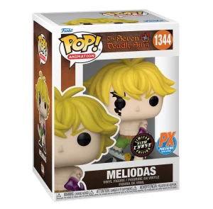 Funko POP! Animation The Seven Deadly Sins Meliodas (Demon Mode) Edition Limitée Phosphorescente Chase PX Previews