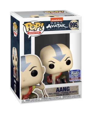 Funko POP! Avatar, le Dernier Maître de l'Air Aang (Crouching) Métallique Edition Limitée Funko Hollywood