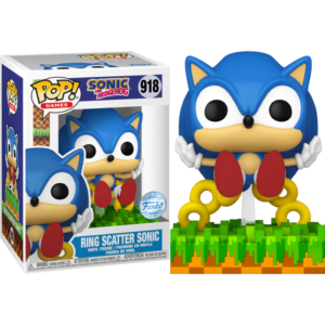 Funko POP! Games Sonic the Hedgehog Ring Scatter Sonic Edition Limitée