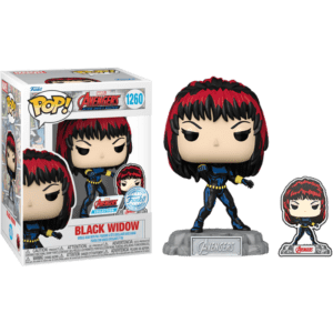 Funko POP! Marvel Avengers Beyond Earth's Mightiest Black Widow avec Pin Edition Limitée