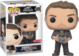 Funko POP! Movies Jurassic World 2 Fallen Kingdom Owen with Baby Raptor Limitierte Auflage Target