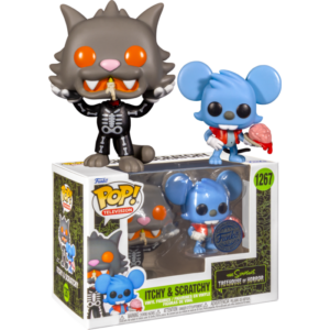 Funko POP! Television Die Simpsons Itchy & Scratchy Limitierte Auflage