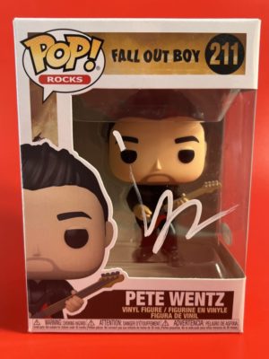 Funko POP! Rocks Fall Out Boy Pete Wentz Signée par Pete Wentz avec Authentification + Boîte Acrylique